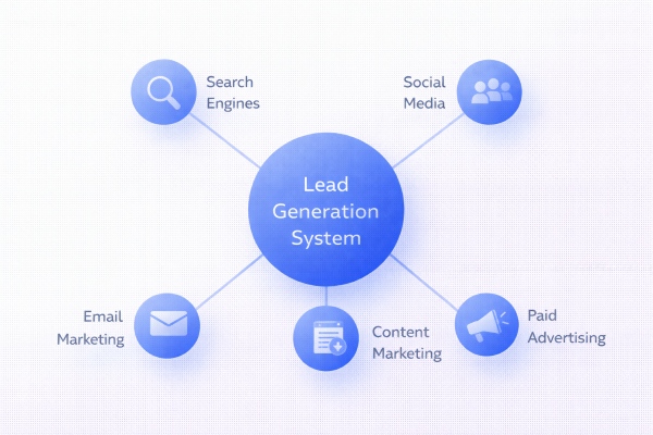 digital marketing channels used for lead generation