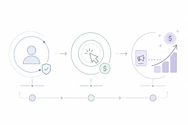 CAC vs CPA vs ROAS comparison showing three marketing metrics working together